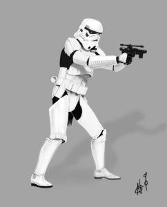 Hand Drawn Storm Trooper